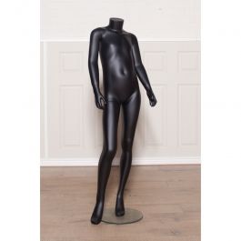 PROMOTIONS CHILD MANNEQUINS : 10 years old headless mannequin black finish