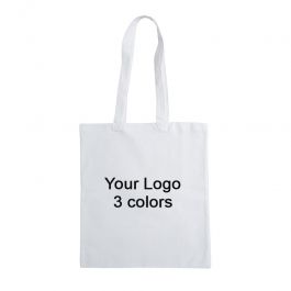 Bolsas de algodón personalizada 100 bolsas de algodón blanco personalizadas 3 colores Tote bags