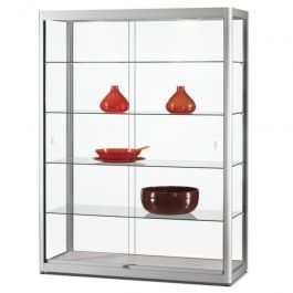 RETAIL DISPLAY CABINET - SHOWCASES WITH LIGHTING : 100 cm column window with lighting