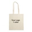 Image 0 : Personalized ecru cotton bags 38x42 ...