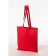 Image 1 : Natural cotton bags in red ...