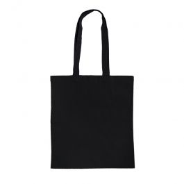 Borsi in cotone personalizzata 100 sacchetti di cotone naturale nero Tote bags