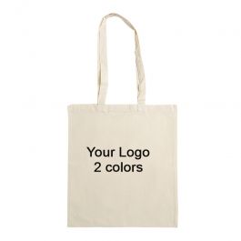 Borsi in cotone personalizzata 100 sacchetti personalizzati in cotone naturale 2 color Tote bags