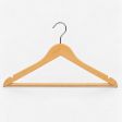 Image 0 : 100 perchas de madera natural ...