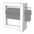 Image 0 : Appendiabiti bianco lucido :&nbsp;
Dimensioni :&nbsp;
Larghezza ...