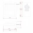 Image 1 : Appendiabiti bianco lucido :&nbsp;
Dimensioni :&nbsp;
Larghezza ...
