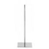 Image 0 : Chromed rectangular metal base for ...