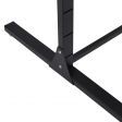 Image 1 : Black metal rack with rack ...