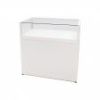 Image 0 : Comptoir blanc, avec vitrine d ...