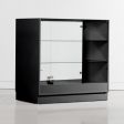 Image 1 : Comptoir noir brillant avec vitrine ...
