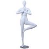 Image 0 : Schaufensterfiguren sport yoga - wei&szlig; mit ...