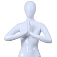 Image 1 : Schaufensterfiguren sport yoga - wei&szlig; mit ...