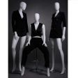 Image 7 : Female window mannequin gray concrete ...