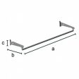 Image 1 : Halterungen Chrom Regale, mit Konfektionsstab ...