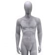Image 3 : Grey finish male mannequin egg ...