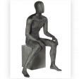Image 5 : Mannequin de vitrine homme gris ...