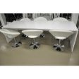 Image 1 : MESA BLANCA DE ENCUENTRO BRILLANTE ...