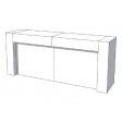 Image 0 : Mostrador de madera, color blanco ...