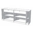 Image 1 : Mostrador de madera, color blanco ...
