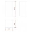 Image 1 : Columna podium negro brillante 50 ...