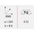 Image 1 : Rechter Haken 20cm f&uuml;r ...