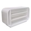 Image 2 : Rounded Store counter, white finish ...