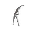 Image 2 : Damen Sportschaufensterfigur grau (RAL7042) in ...