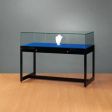 Image 0 : Black display case with glass ...