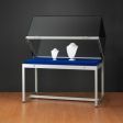 Image 1 : Silver presentation window with glass ...