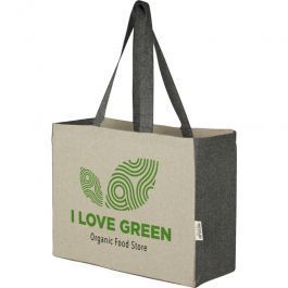 TAILORED MADE PACKAGING - CUSTOM COTTON BAGS : 18 l recycled cotton bag 190g - 40x15x29cm