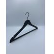 Image 7 : x25  Black wooden hangers with ...