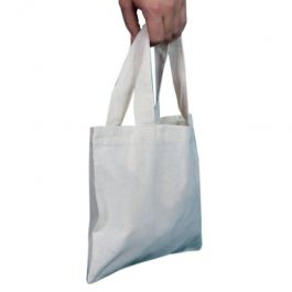 PACKAGING Y EMBALAJES PERSONALIZADOS : 300 bolsas de algodón natural personalizadas 28x20x4cm