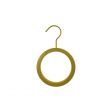Image 0 : 5 gold-coloured round wooden ...