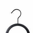 Image 1 : 5 round black hangers for ...