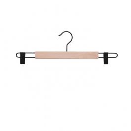 Holzkleiderbugel 50 Schwarz Klemmhalterung holz 42 cm Cintres magasin