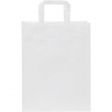 Image 1 : White Kraft 80g paper bag ...