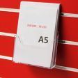 Image 1 : A5 brochure holder on ribbed ...