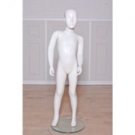 PROMOTIONS CHILD MANNEQUINS : Abstract child display mannequin 6 years old white