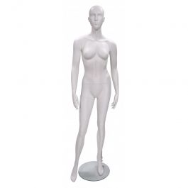 FEMALE MANNEQUINS : Abstract female mannequin white finish