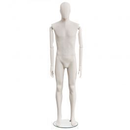 MALE MANNEQUINS - VINTAGE MANNEQUINS : Male display mannequin with flexible arm