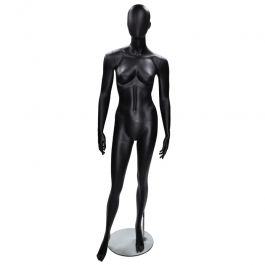 FEMALE MANNEQUINS - MANNEQUIN ABSTRACT : Abstract window female mannequin black finish