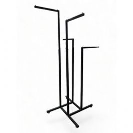 Clothing rail straight Adjustable 4-arm clothes rack Mobilier shopping
