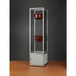 Standing display cabinet Aluminium showcase 50cm Presentoirs shopping