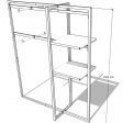 Image 1 : Portaabiti estensibile e modulabile, in ...