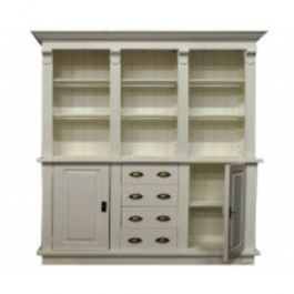 COMPTOIRS MAGASIN : Armoire magasin blanche avec portes
