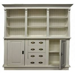 Comptoirs classiques Armoire magasin style authentique en bois avec portes Mobilier shopping