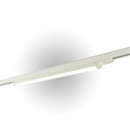 LAMPADE SPOT PER NEGOZI - ILLUMINAZIONE A BINARIO A LED LINEARE : Asta luminosa a led lineare bianca 120 cm 3500 kelvin 3