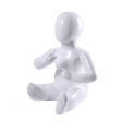Image 1 : Baby mannequin seated in white ...
