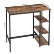 Image 4 : Bar Table with 3 Shelves ...