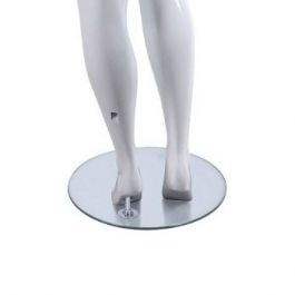 ACCESSOIRES MANNEQUIN VITRINE - BASES : Base en verre mannequin